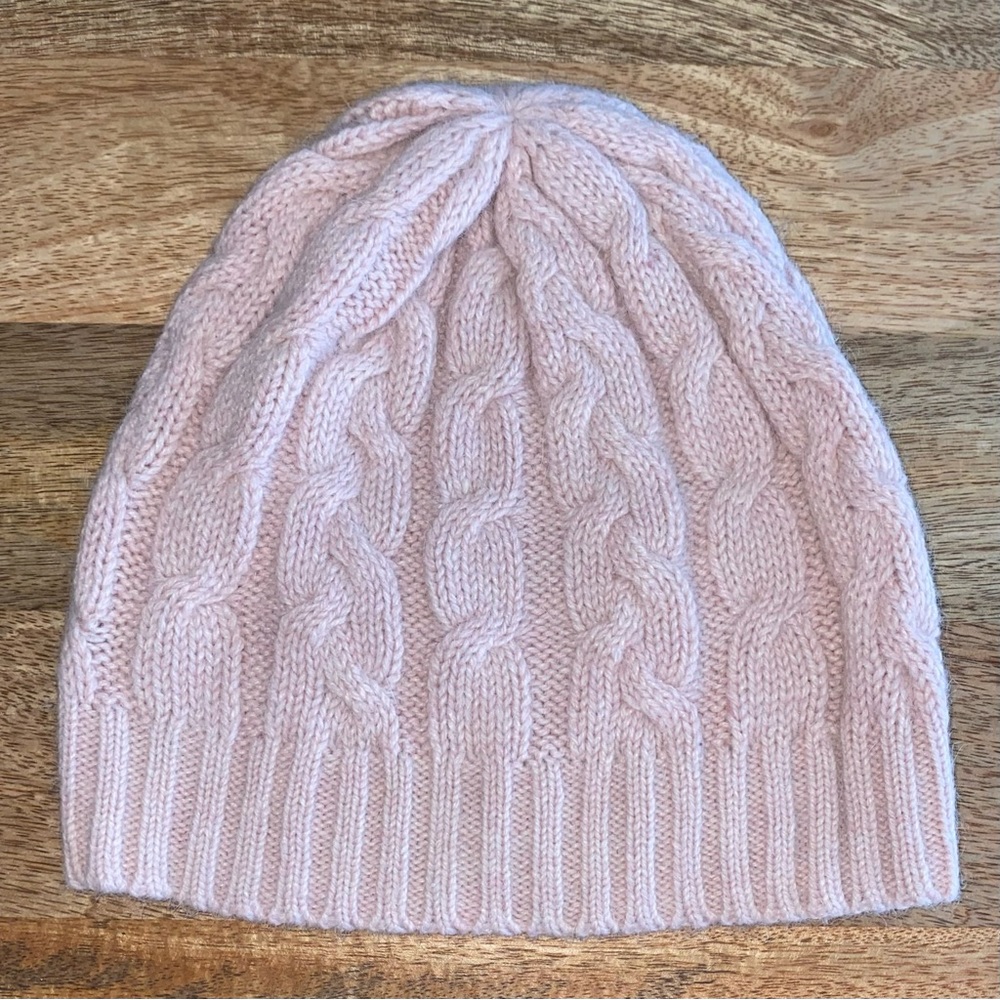 Berkshire Fashions Angora Blend Cable Knit Hat